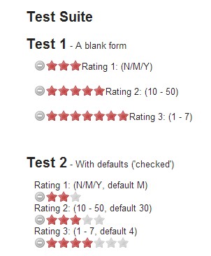 jQuery Star Rating